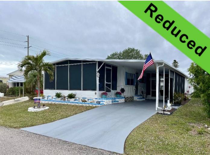 Venice, FL Mobile Home for Sale located at 909 Montego W Bay Indies